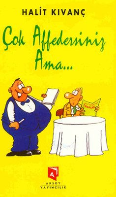 Çok Affedersiniz Ama... kitabının kapağı, Halit Kıvanç